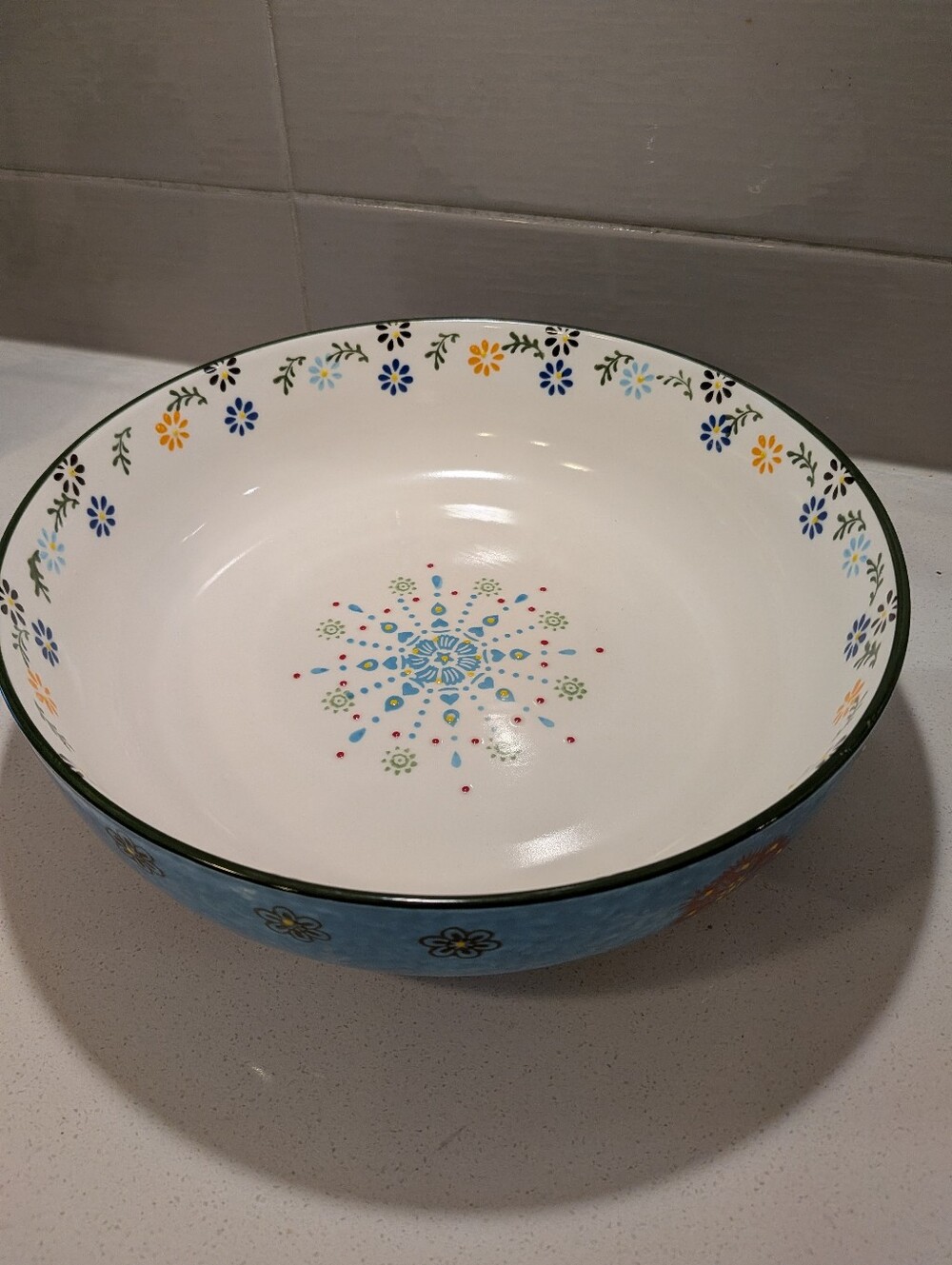 Large Stoneware Serving Bowl